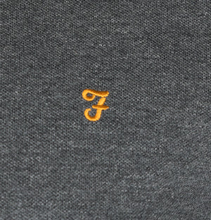 Farah Blanes Polo Shirt Farah Grey Marl
