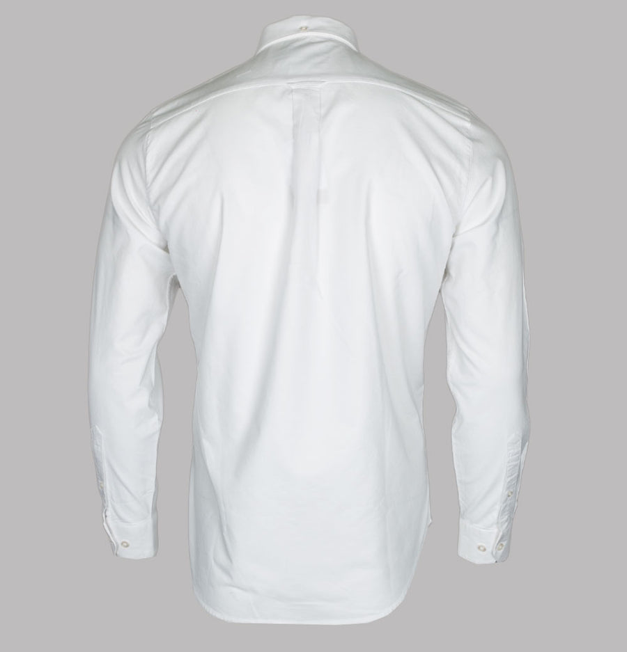 Farah Brewer Slim Fit Oxford Shirt White