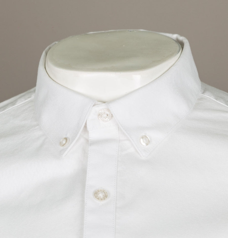 Farah Brewer Slim Fit Oxford Shirt White