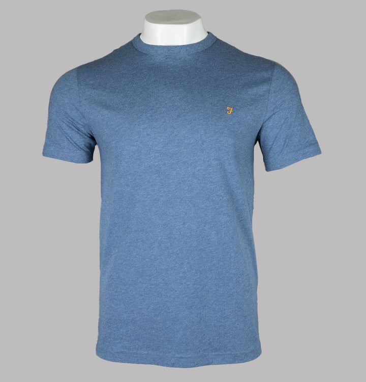 Farah Danny S/S T-Shirt Dark Denim Marl