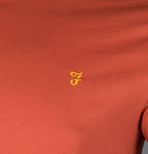 Farah Danny S/S T-Shirt Torch Orange