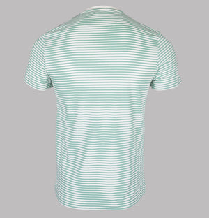 Farah Daytona Striped T-Shirt Jade Green