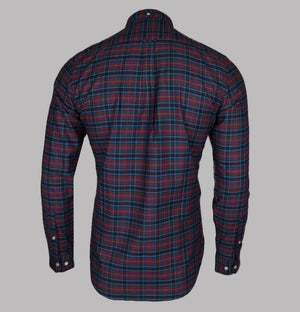 Farah Fraser Check Shirt Navy