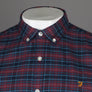 Farah Fraser Check Shirt Navy
