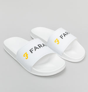 Farah Graford Slides White