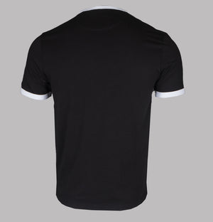 Farah Groves Ringer T-Shirt Black