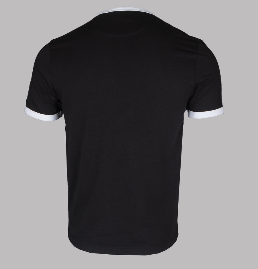 Farah Groves Ringer T-Shirt Black