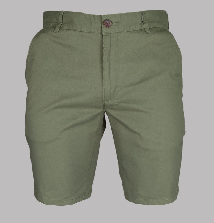 Farah Hawk Twill Chino Shorts Vintage Green
