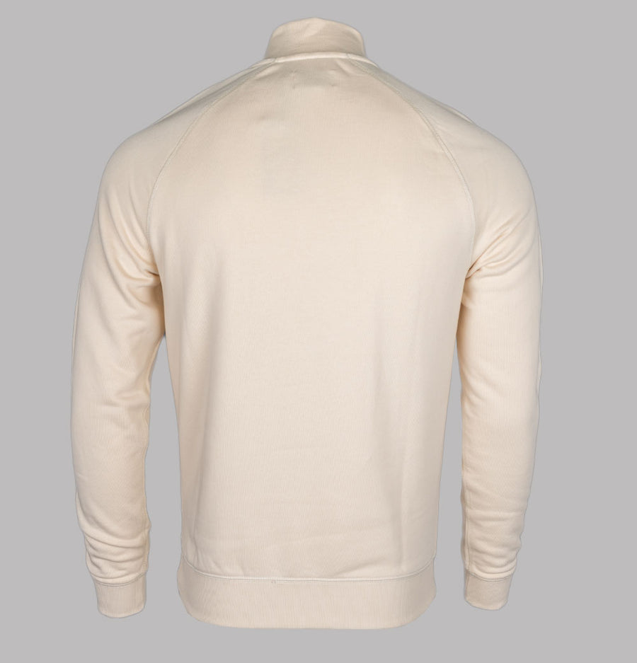 Farah Jim 1/4 Zip Sweatshirt Cream