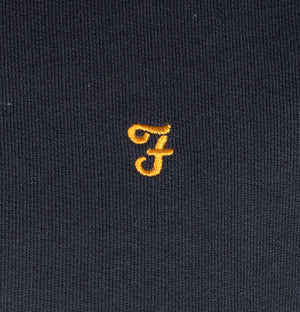 Farah Jim 1/4 Zip Sweatshirt True Navy