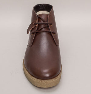 Farah Jonah Leather Desert Boots Brown