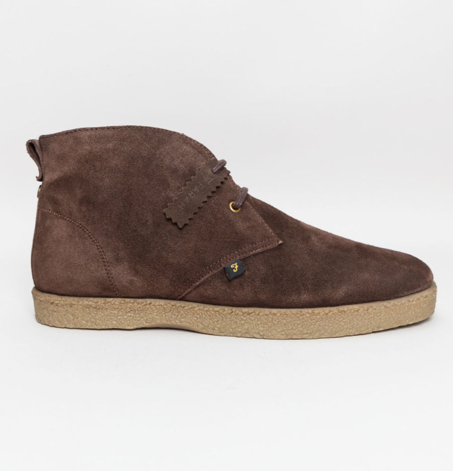 Farah Jonah Suede Mid Boots Brown