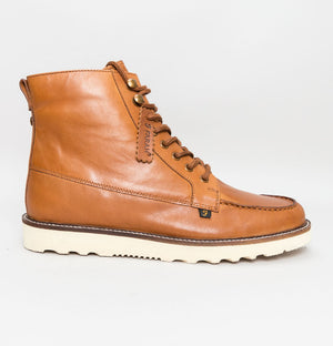 Farah Pantego Leather Boots Tan