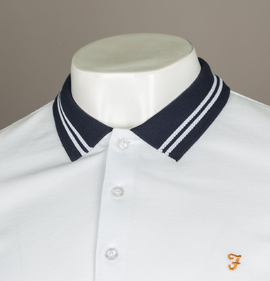 Farah Stanton Polo Shirt White