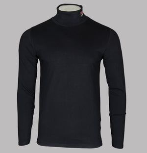Fila Vintage 19th Roll Neck LS T-Shirt Black