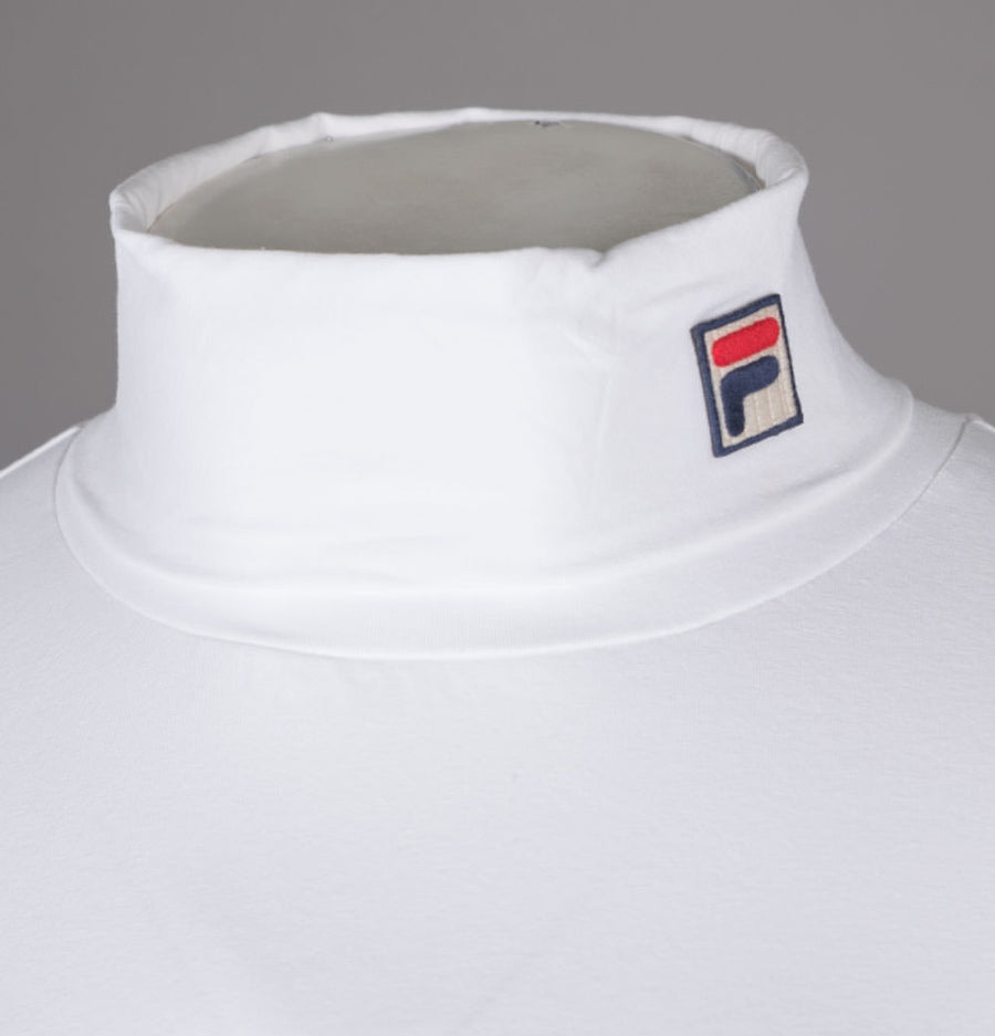 Fila Vintage 19th Roll Neck LS T-Shirt White