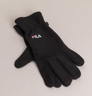 Fila Vintage Canetic Fleece Gloves Black