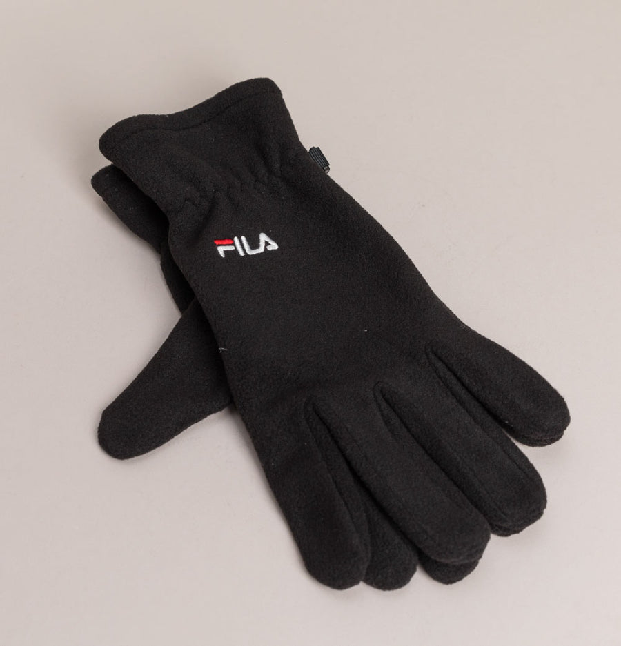 Fila Vintage Canetic Fleece Gloves Black