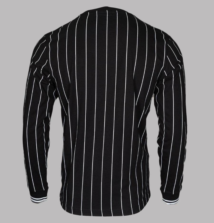 Fila Vintage Cannon Striped LS T-Shirt Black