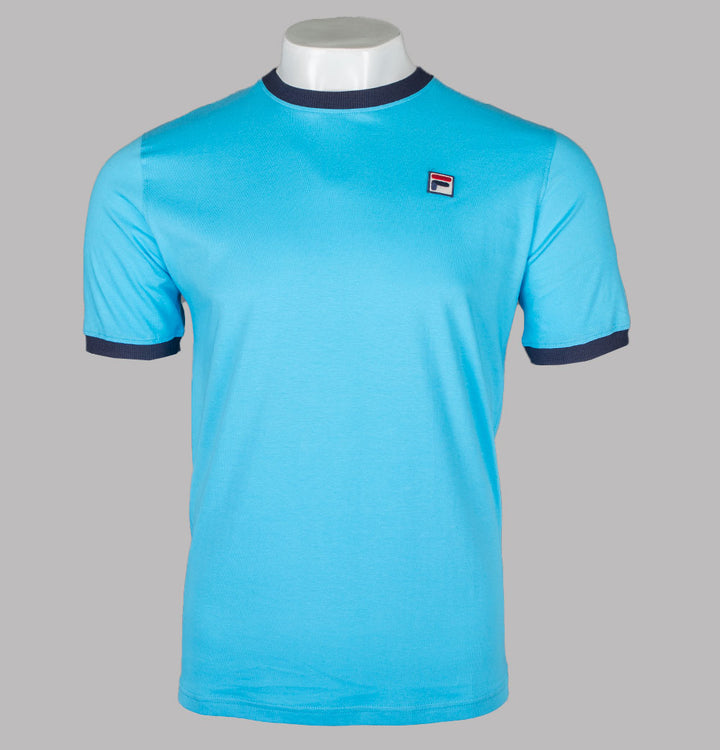 Fila Vintage Marconi Ringer T-Shirt Aquarius/Navy