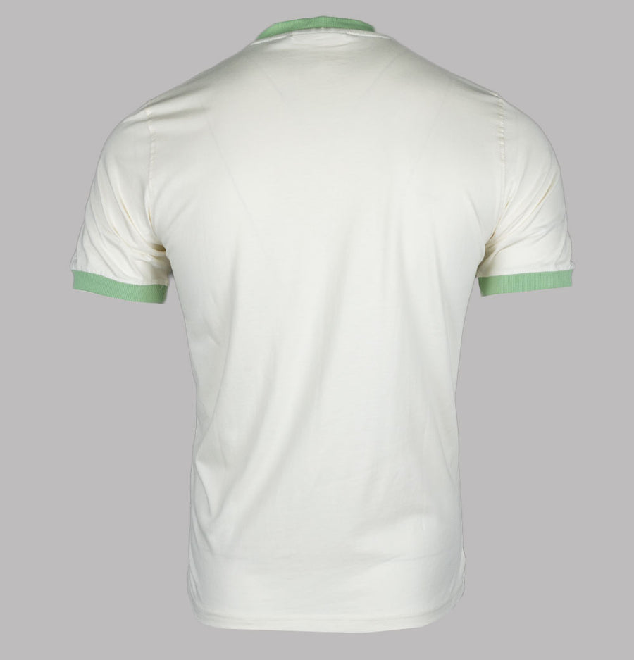 Fila Vintage Marconi Ringer T-Shirt Egret/Green