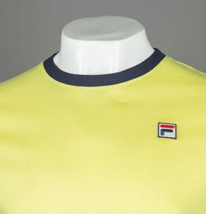 Fila Vintage Marconi Ringer T-Shirt Limelight/Fila Navy