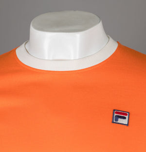 Fila Vintage Marconi Ringer T-Shirt Mandarin Orange