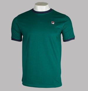 Fila Vintage Marconi Ringer T-Shirt Storm Green/Navy