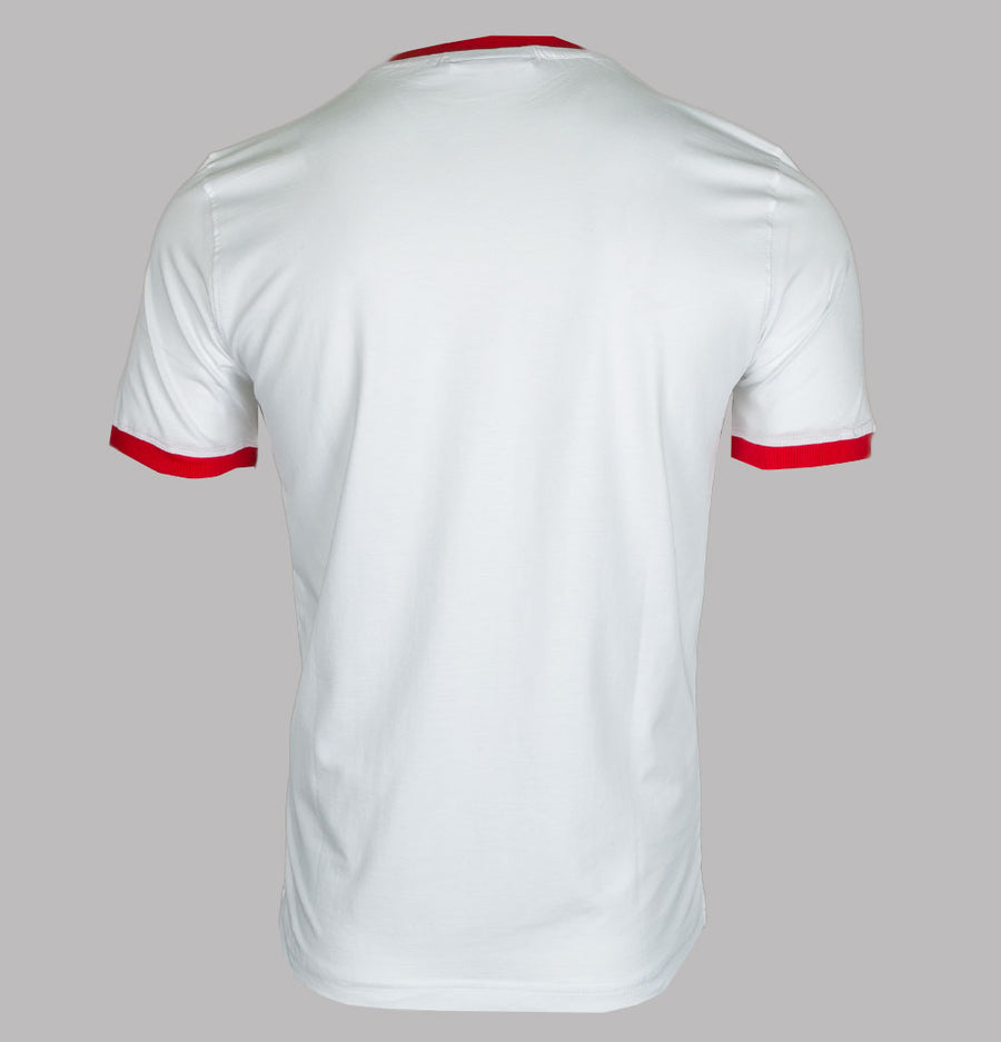Fila Vintage Marconi Ringer T-Shirt White/Red
