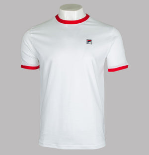 Fila Vintage Marconi Ringer T-Shirt White/Red