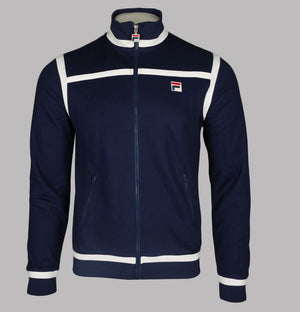 Fila Vintage Nate Tracksuit Top Navy/Egret
