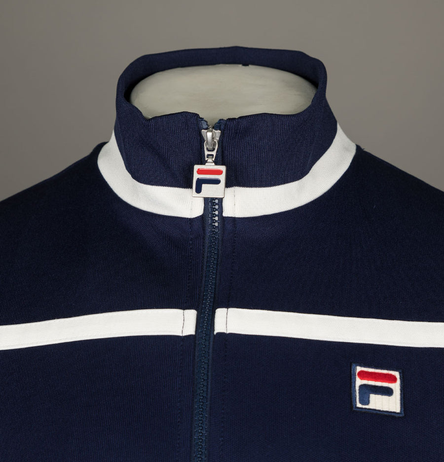 Fila Vintage Nate Tracksuit Top Navy/Egret