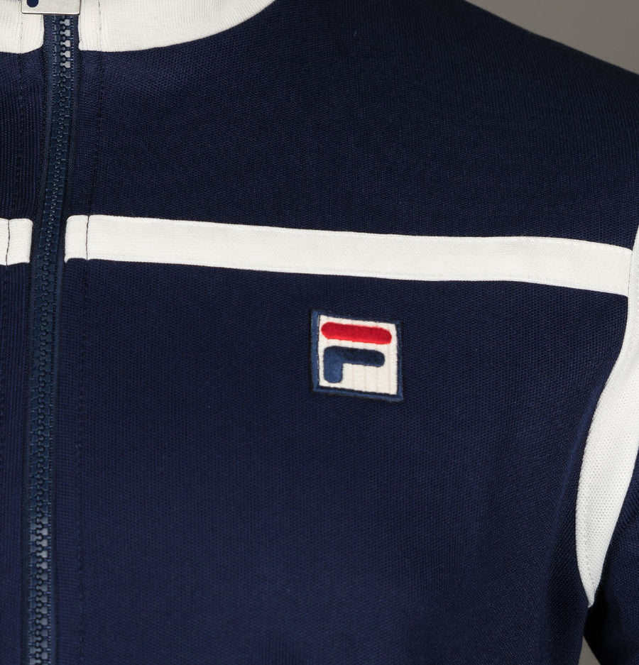 Fila Vintage Nate Tracksuit Top Navy/Egret