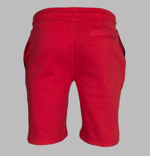 Fila Vintage Saburo Cut And Sew Striped Shorts Red