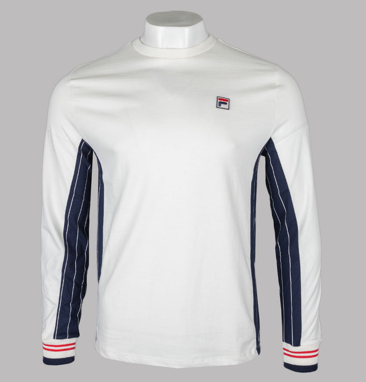 Fila Vintage Silas Long Sleeve T-Shirt Egret