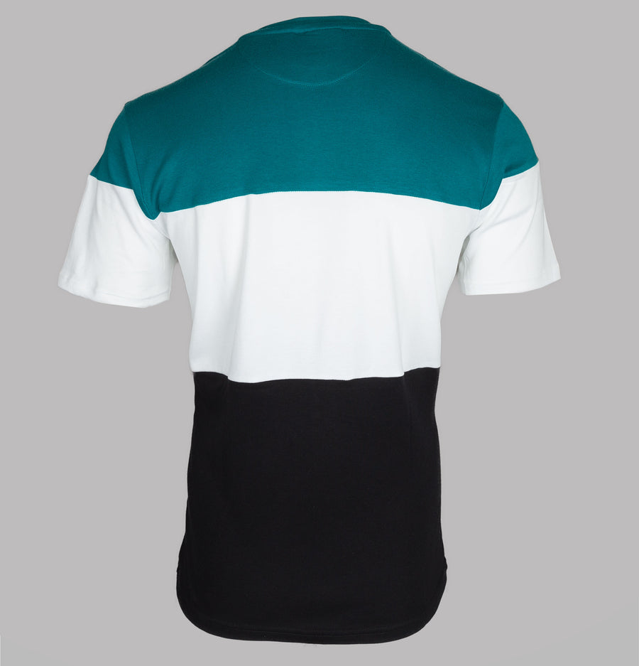 Fila Vintage Vialli Colour Block T-Shirt Harbour Blue