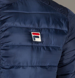 Fila Vintage Pavo Quilted Jacket Navy