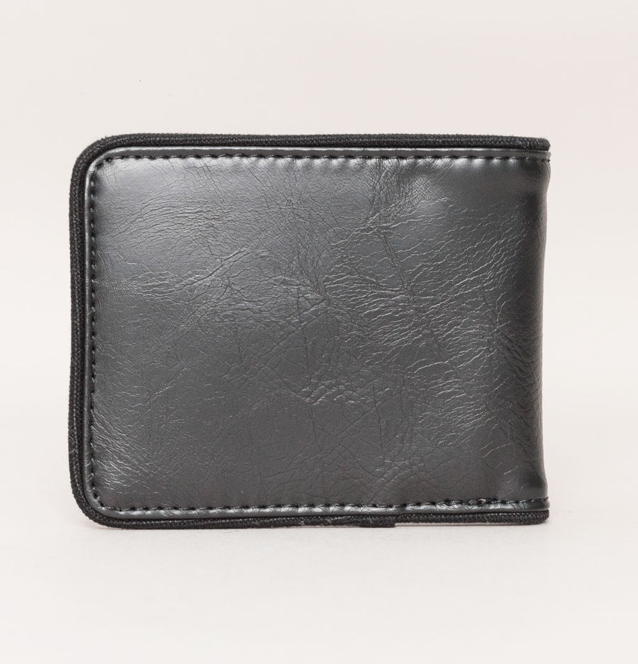 Fred Perry Arch Branded Billfold Wallet Black/Gold