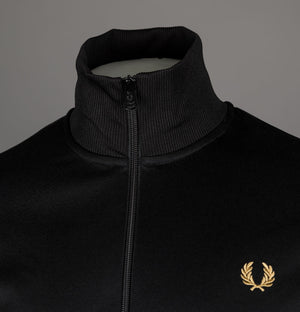 Fred Perry Colour Block Track Jacket Black