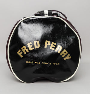 Fred Perry Contrast Colour Barrel Bag Port/Black