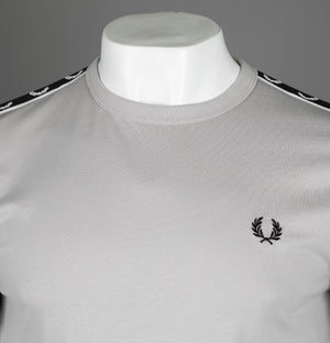 Fred Perry Contrast Tape Ringer T-Shirt Concrete