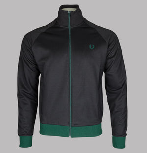 Fred Perry Contrast Trim Track Jacket Black