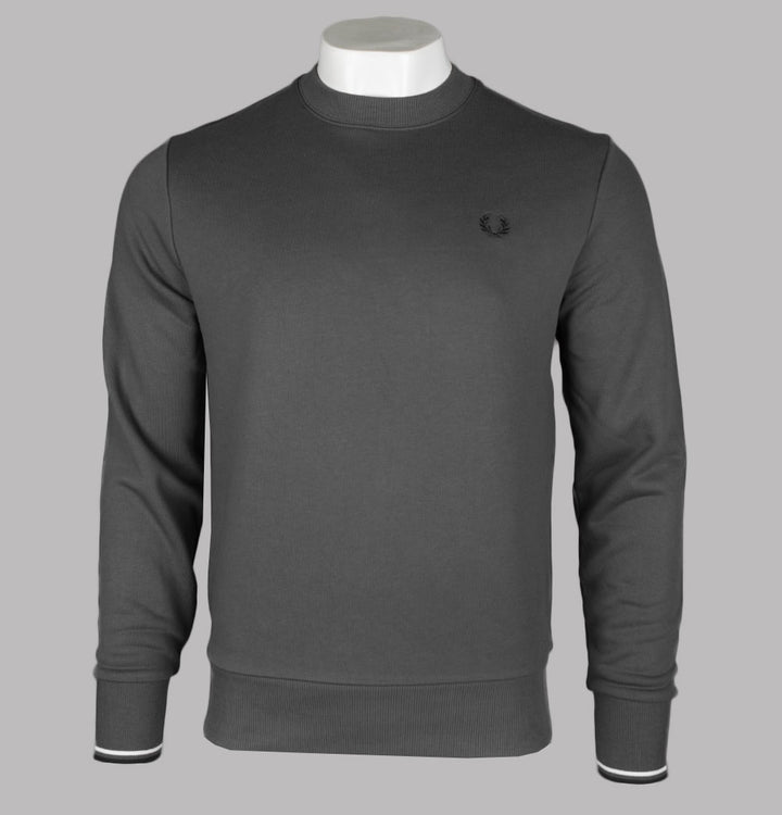 Fred Perry Crew Neck Sweatshirt Gunmetal