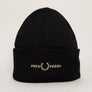 Fred Perry Graphic Beanie Black