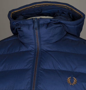 Fred Perry Hooded Insulated Jacket French Navy