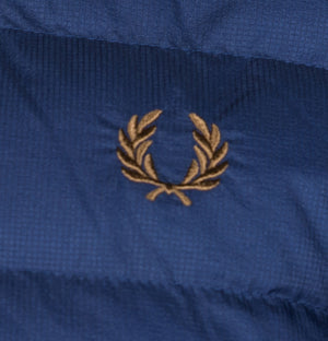 Fred Perry Hooded Insulated Jacket French Navy