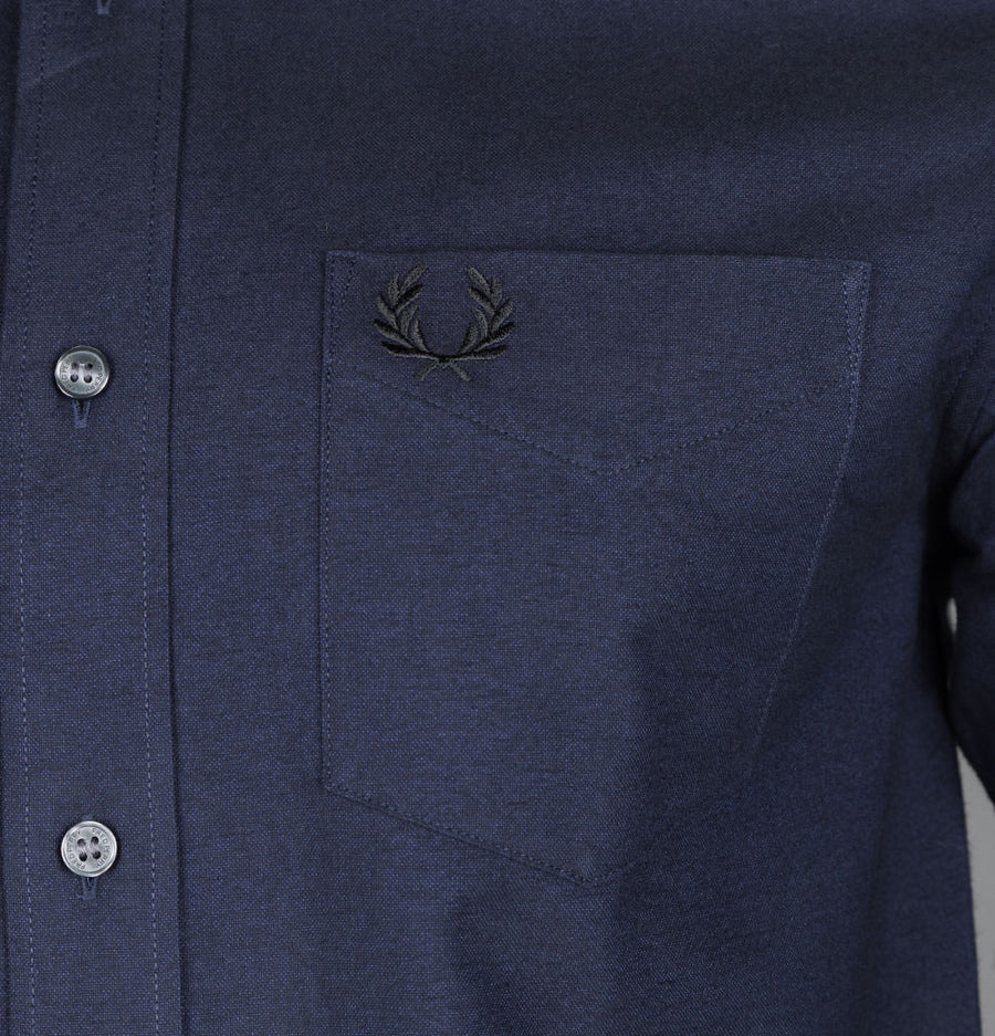 Fred Perry LS Brushed Oxford Shirt French Navy