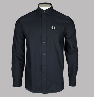 Fred Perry LS Oxford Shirt Navy