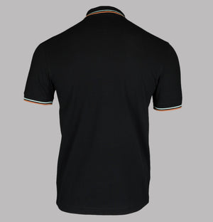 Fred Perry M3600 Polo Shirt Black/Blue/Clay