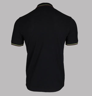 Fred Perry M3600 Polo Shirt Black/Willow